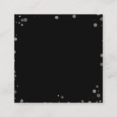 Creëer uw eigen aangepaste groene Bokeh-rand Informatiekaartje (Achterkant)