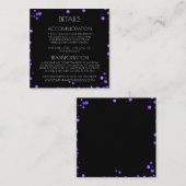 Creëer uw eigen aangepaste groene Bokeh-rand Informatiekaartje (Voorkant / Achterkant)