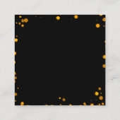 Creëer uw eigen aangepaste groene Bokeh-rand Informatiekaartje (Achterkant)