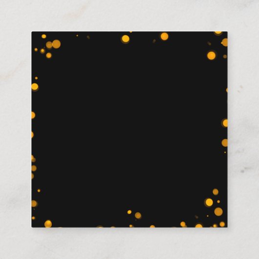 Creëer uw eigen aangepaste groene Bokeh-rand Informatiekaartje (Achterkant)