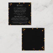 Creëer uw eigen aangepaste groene Bokeh-rand Informatiekaartje (Voorkant / Achterkant)