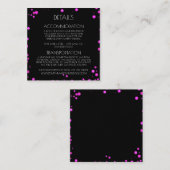 Creëer uw eigen aangepaste groene Bokeh-rand Informatiekaartje (Voorkant / Achterkant)