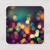 Creëer uw eigen aangepaste groene herfst bokeh informatiekaartje (Achterkant)