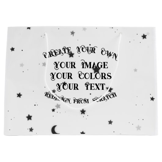 Creëer Uw eigen aangepaste Groot Cadeauzakje (Voorkant)