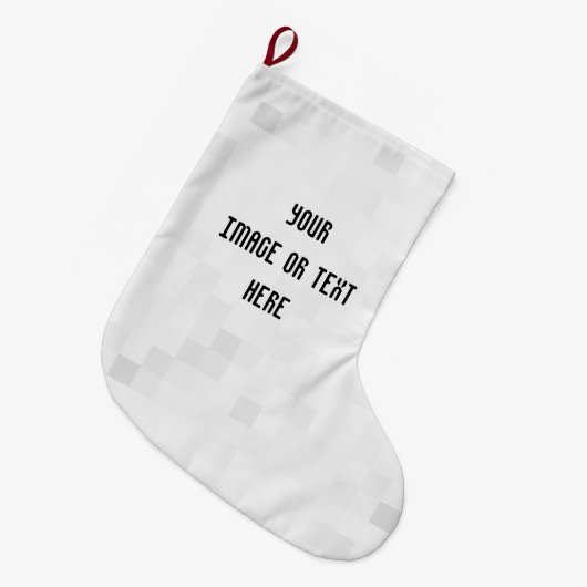 Creëer Uw eigen aangepaste Grote Kerstsok (Voorkant (Hangend))