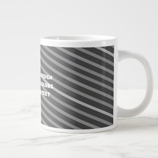 Creëer Uw eigen aangepaste  Grote Koffiekop (Rechts)