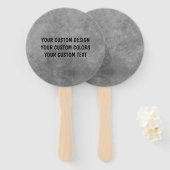 Creëer Uw eigen aangepaste  Handwaaier (Voorkant en achterkant)