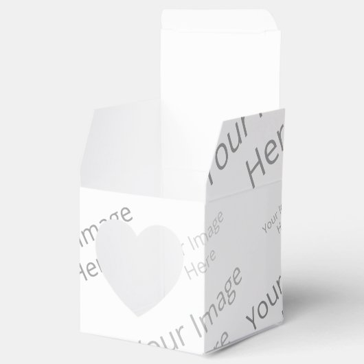 Creëer Uw eigen aangepaste hartkamer 2x2 voor gebr Bedankdoosjes (Geopend)