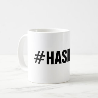 Creëer uw eigen aangepaste hashtag koffie-mok koffiemok