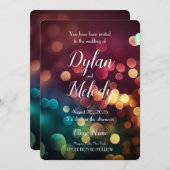 Creëer Uw Eigen Aangepaste Herfst Regenboog Bokeh Kaart (Voorkant / Achterkant)