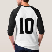 Creëer Uw eigen aangepaste honkbal T-shirt (Achterkant)