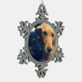 Creëer uw eigen aangepaste huisstijl tin sneeuwvlok ornament (Links)