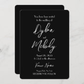 Creëer Uw Eigen Aangepaste Huwelijk Kaart (Voorkant / Achterkant)