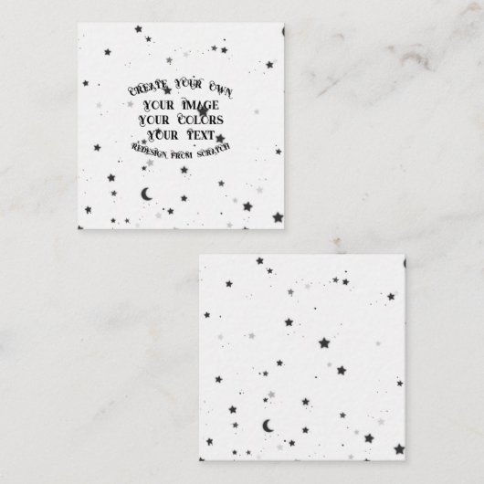 Creëer Uw eigen aangepaste  Informatiekaartje (Voorkant / Achterkant)