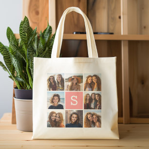 Creëer Uw eigen aangepaste instagram Grote Tote Bag