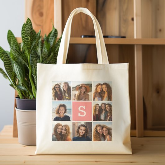 Creëer Uw eigen aangepaste instagram Grote Tote Bag