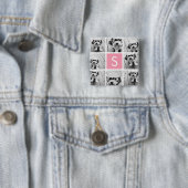 Creëer Uw eigen aangepaste instagram Vierkante Button 5,1 Cm (In situ)