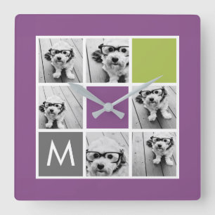 Creëer Uw eigen aangepaste instagram Vierkante Klok