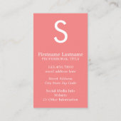 Creëer Uw eigen aangepaste instagram Visitekaartje (Achterkant)