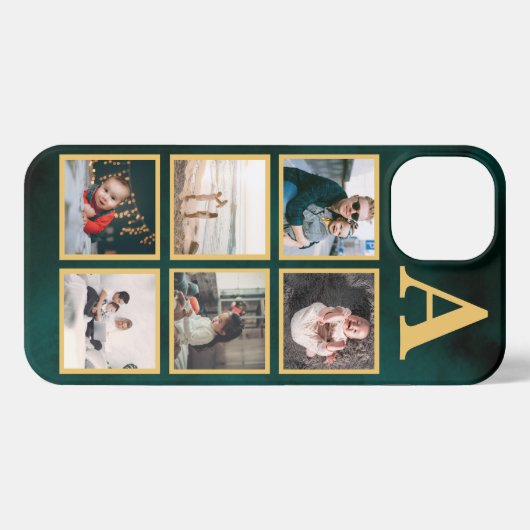 Creëer Uw eigen aangepaste iPhone Family Fotocolla iPhone Hoesje (Achterkant horizontaal)