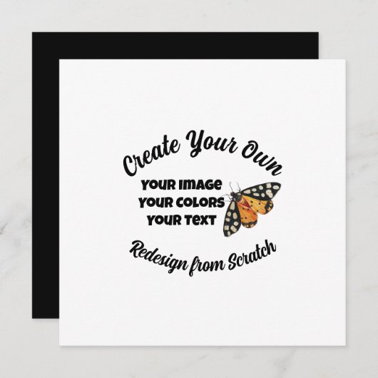 Creëer Uw eigen aangepaste kaart (Voorkant / Achterkant)