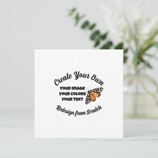 Creëer Uw eigen aangepaste kaart (Staand voorkant)