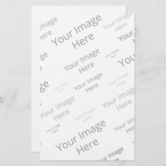 Creëer Uw eigen aangepaste kantoorruimte Briefpapier (Voorkant / Achterkant)