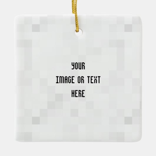 Creëer Uw eigen aangepaste  Keramisch Ornament (Voorkant)