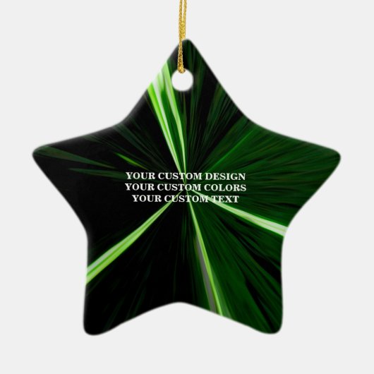 Creëer Uw eigen aangepaste  Keramisch Ornament (Voorkant)