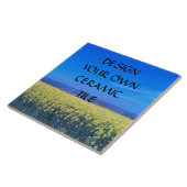 Creëer Uw eigen aangepaste keramische tapijtegel 6 Tegeltje (Zijkant)