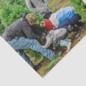 Creëer Uw eigen aangepaste kerstcollage voor foto' Tissuepapier (Detail)