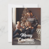 Creëer uw eigen aangepaste kerstfeest feestdagenkaart (Voorkant)