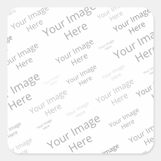 Creëer Uw eigen aangepaste kleine matte vierkante  Vierkante Sticker (Voorkant)