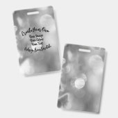 Creëer Uw eigen aangepaste kleur/ontwerp Badge (Front & Back)