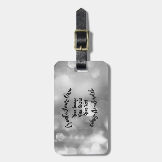 Creëer Uw eigen aangepaste kleur/ontwerp Bagagelabel (Voorkant verticaal)