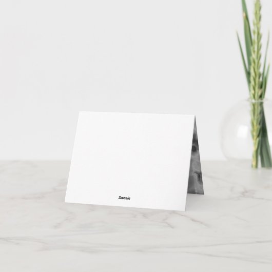 Creëer Uw eigen aangepaste kleur/ontwerp Bedankkaart (Achterkant)