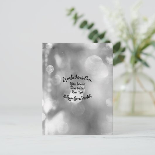 Creëer Uw eigen aangepaste kleur/ontwerp Briefkaart (Staand voorkant)