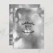 Creëer Uw eigen aangepaste kleur/ontwerp Briefkaart (Voorkant / Achterkant)