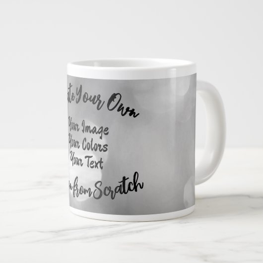 Creëer Uw eigen aangepaste kleur/ontwerp Grote Koffiekop (Voorkant rechts)