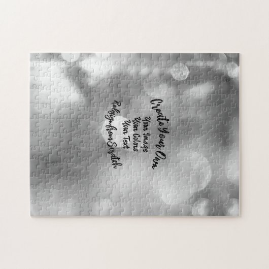 Creëer Uw eigen aangepaste kleur/ontwerp Legpuzzel (Horizontaal)