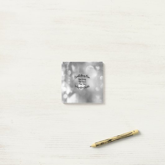 Creëer Uw eigen aangepaste kleur/ontwerp Post-it® Notes (Op bureau)