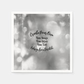 Creëer Uw eigen aangepaste kleur/ontwerp Servet (Voorkant)