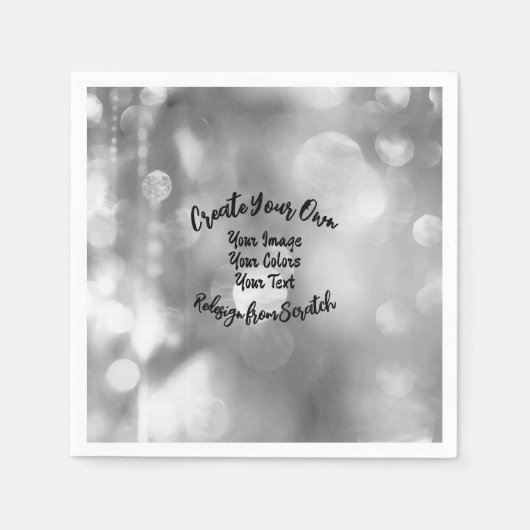 Creëer Uw eigen aangepaste kleur/ontwerp Servet (Voorkant)