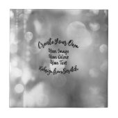 Creëer Uw eigen aangepaste kleur/ontwerp Tegeltje (Voorkant)