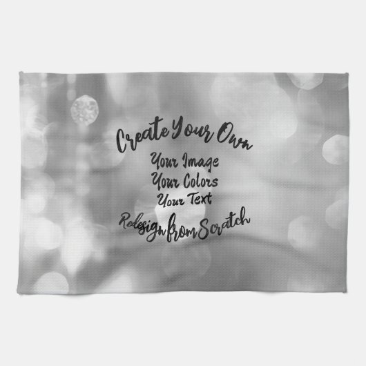 Creëer Uw eigen aangepaste kleur/ontwerp Theedoek (Horizontaal)