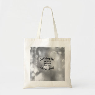 Creëer Uw eigen aangepaste kleur/ontwerp Tote Bag