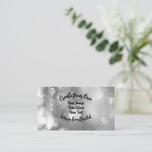 Creëer Uw eigen aangepaste kleur/ontwerp Visitekaartje (Staand voorkant)