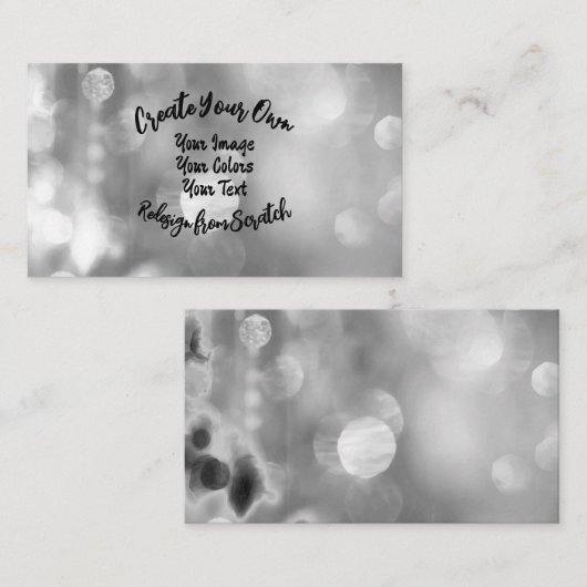 Creëer Uw eigen aangepaste kleur/ontwerp Visitekaartje (Voorkant / Achterkant)