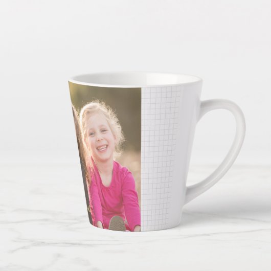 Creëer uw eigen aangepaste Koffie op persoonlijke  Latte Mok (Rechts)