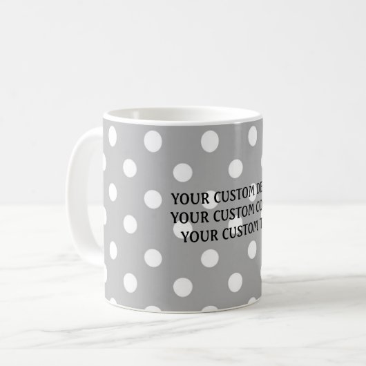 Creëer Uw eigen aangepaste  Koffiemok (Voorkant links)